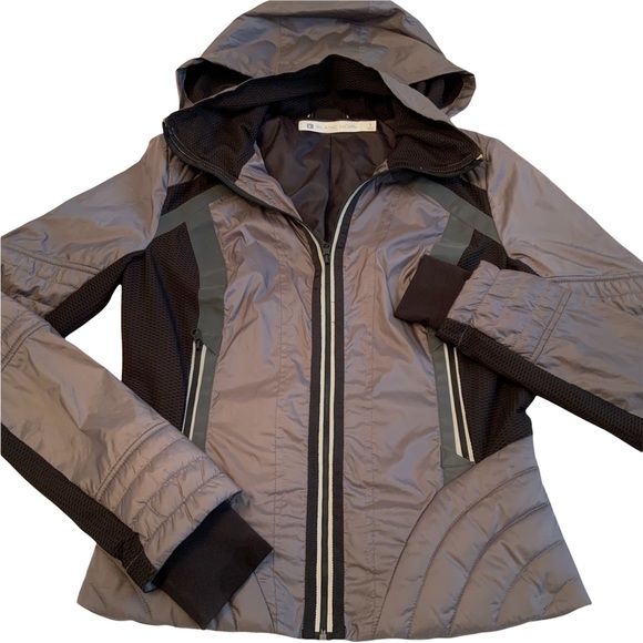 BLANC NOIR Moto Mesh Jackets Windbreaker Grey Black Size S - Picture 6 of 8